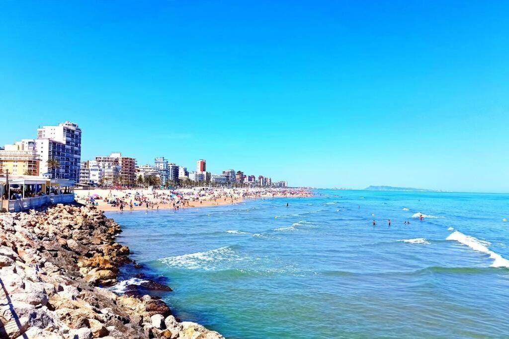 Apartamento, Estudio En La Playa Playa de Gandia Esterno foto
